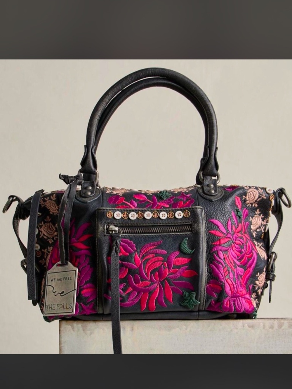 Free People We The Free Emerson embroidered bag